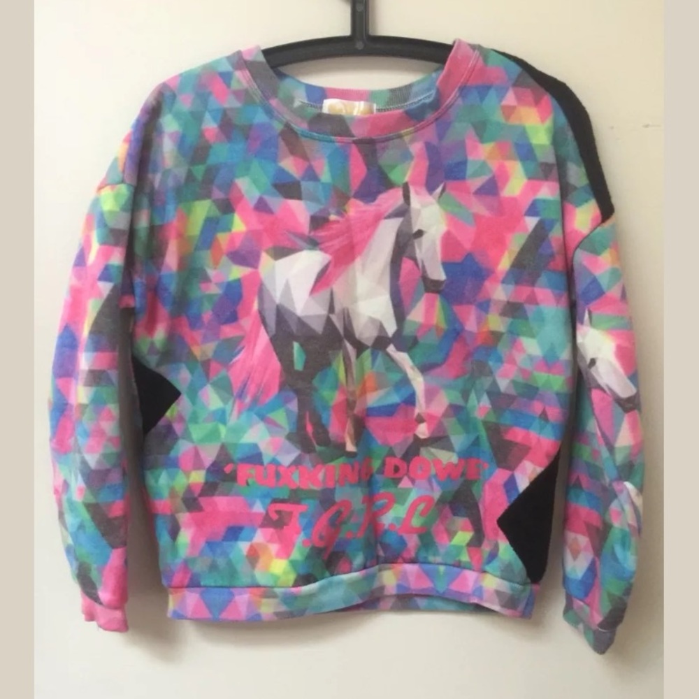 Unicorn sweatshirt from Japan. Size M